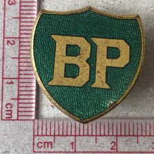 Vintage BP Badge Petrol -