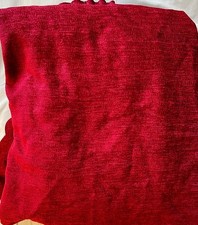 Burgundy COTTON VELVET CURTAINS-LISTER 