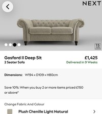 NEXT Gosford Il Deep Sit 2