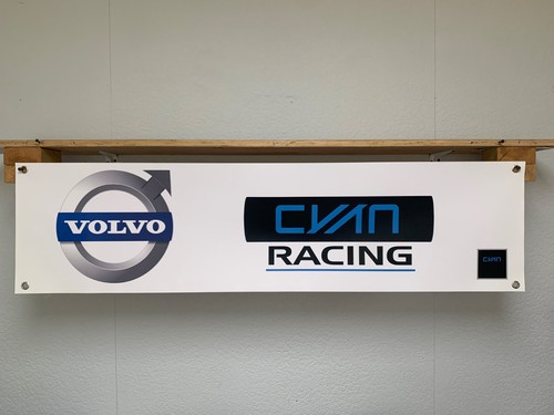 Volvo cyan racing - cyan, car