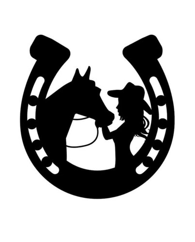 Horse vinyl car - decal, /