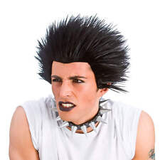 Black Punk Rock Wig Mens 80s