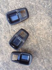 GermQual VW Beetle/Bay Cab DoorOpeninLever (black plastic) Surround/Finger Plate