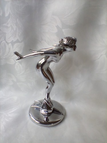 Speed nymph car mascot - car,