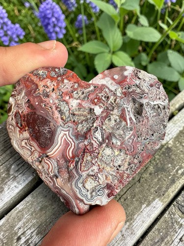Red crazy lace agate - red,