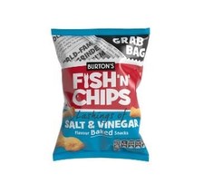 Burton's Fish 'n' Chips Salt & Vinegar Grab Bag 40g x 30 Pack