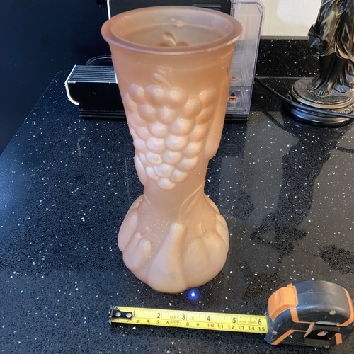 Vintage vase pink art deco - vase,