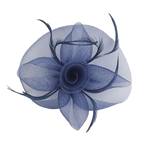 Wedding bridal mesh feather - bridal,