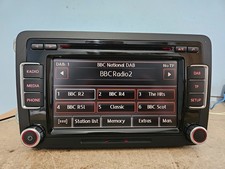 VW RCD510 DAB 6 DISC CAR RADIO CD PLAYER HEAD UNIT GOLF PASSAT TOURAN CADDY