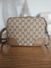Genuine Gucci Bree Tan Leather