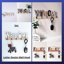 Hanging wooden key holder - key,