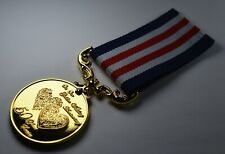 50th Golden Wedding Anniversary Long/Distinguished SERVICE MEDAL. Gift/Present