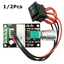 1/2X Motor Speed Controller Reversible Variable Switch Driver 3A 6/12/24V PWM DC
