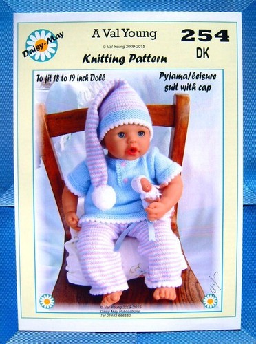 Dolls knitting pattern - , for