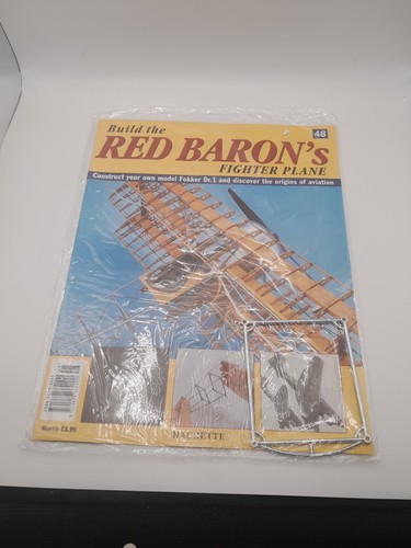 Build the red baron fighter - red, baron's