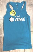 zumba blue racerback vest top