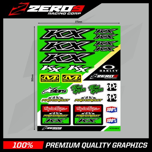 Kawasaki stickers motocross - stickers,,