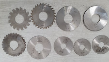 9 x  Mixed Job Lot Horizontal Milling Cutters   - B27