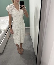 Reiss Size 10 Lace Ivory