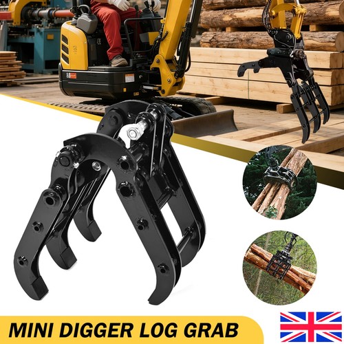 Mini digger log grab - mini,