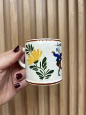 Schramberg Germany Vintage Retro Handpainted Espresso Mug