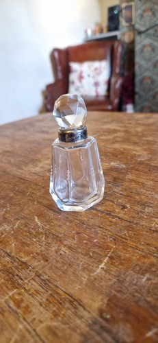 Vintage cut crystal perfume - cut,