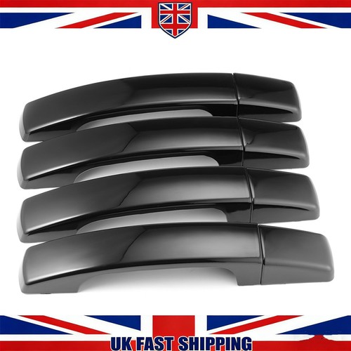 4pcs black gloss - black, handle