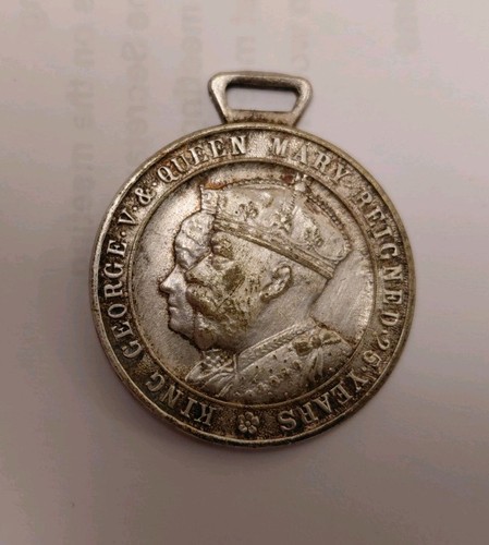 1935 plated medal silver - 1935,