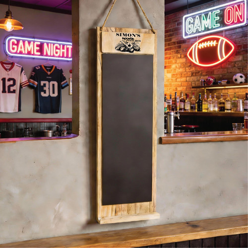 Personalised wooden chalkboard - personalised,