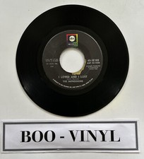 The Impressions...."I Loved And I Lost & Up Up And Away" 45 RPM 7" Vinyl Record 