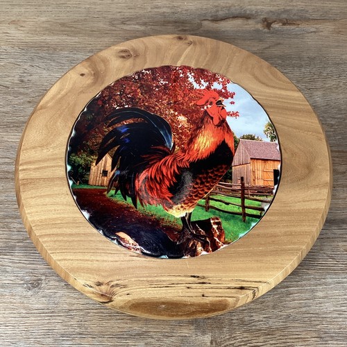 Solid wood lazy susan with - wood,