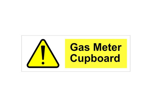 Gas meter cupboard vinyl