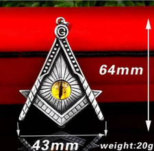 Big FREEMASON TRIANGLE EYE