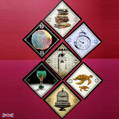 Tarot card deck - tarot, double