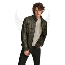 Leather jacket men - leather, western