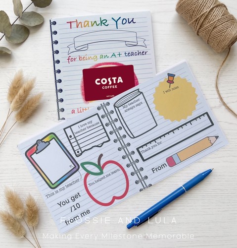 Teacher thank you card - teacher,