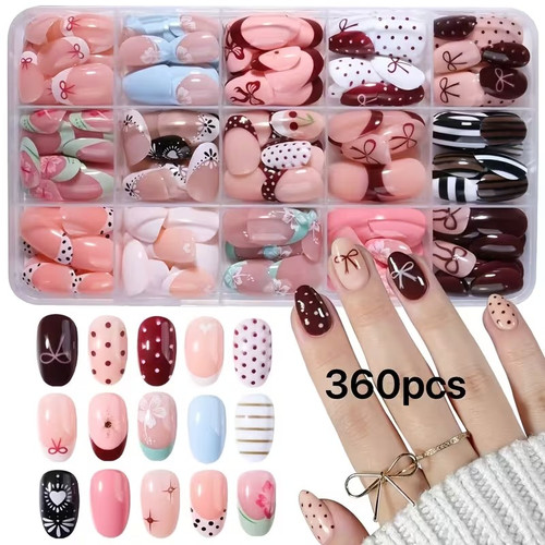False press nails short - press-on,