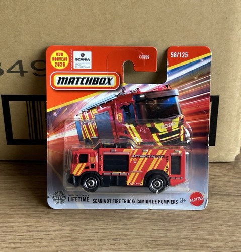 Matchbox scania fire truck - xt,