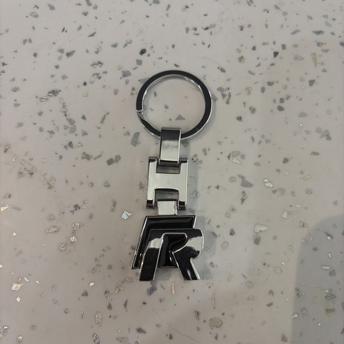 Line style keyring metal vw - keyring,