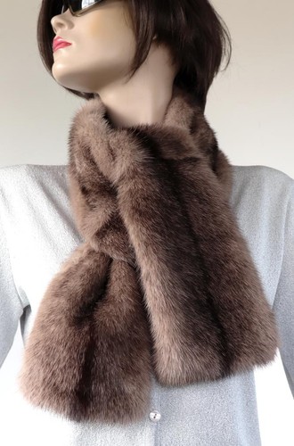 Mink scarf fur stole premium - fur,
