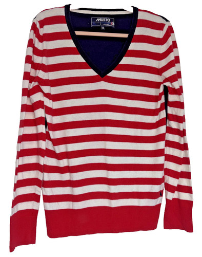 Musto womens jumper red - 12,