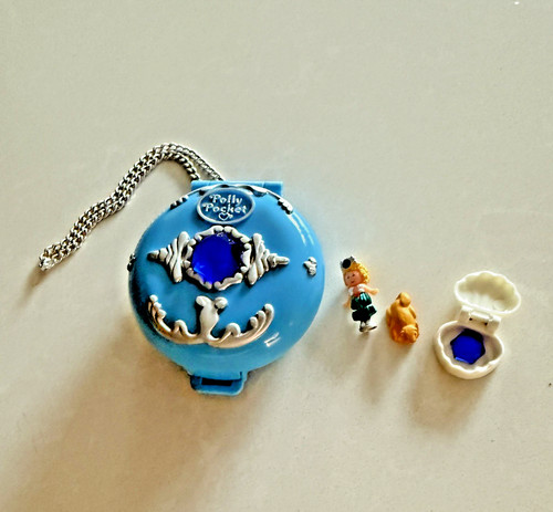 Vintage polly pocket blue - vintage,