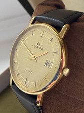 9 ct gold gents Vintage Garrard  wrist watch