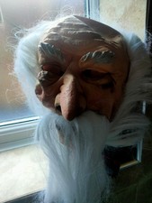 Japanese Old Men's Mask Samurai Warrior