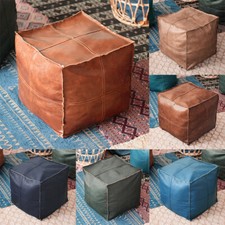 Square Moroccan Leather