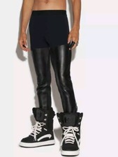 Dsquared2 Surfer Gang Rave Leggings Pants Black Size Large 