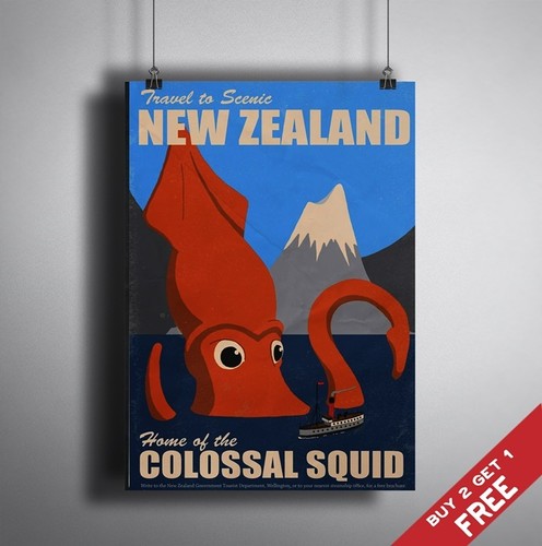 Large new zealand poster - large,