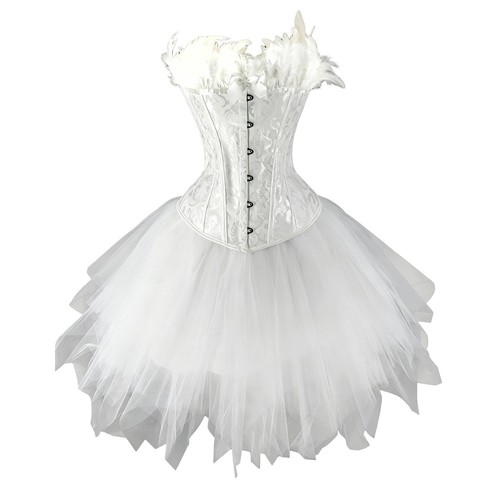 Women strapless corset tutu - strapless,