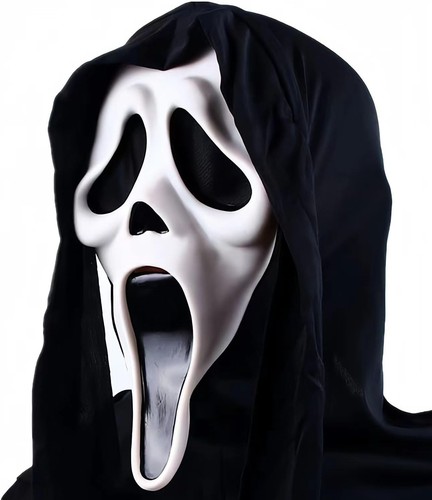 Scream ghost face mask with - scream,