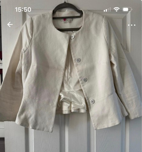 Boden women white jacket - boden,